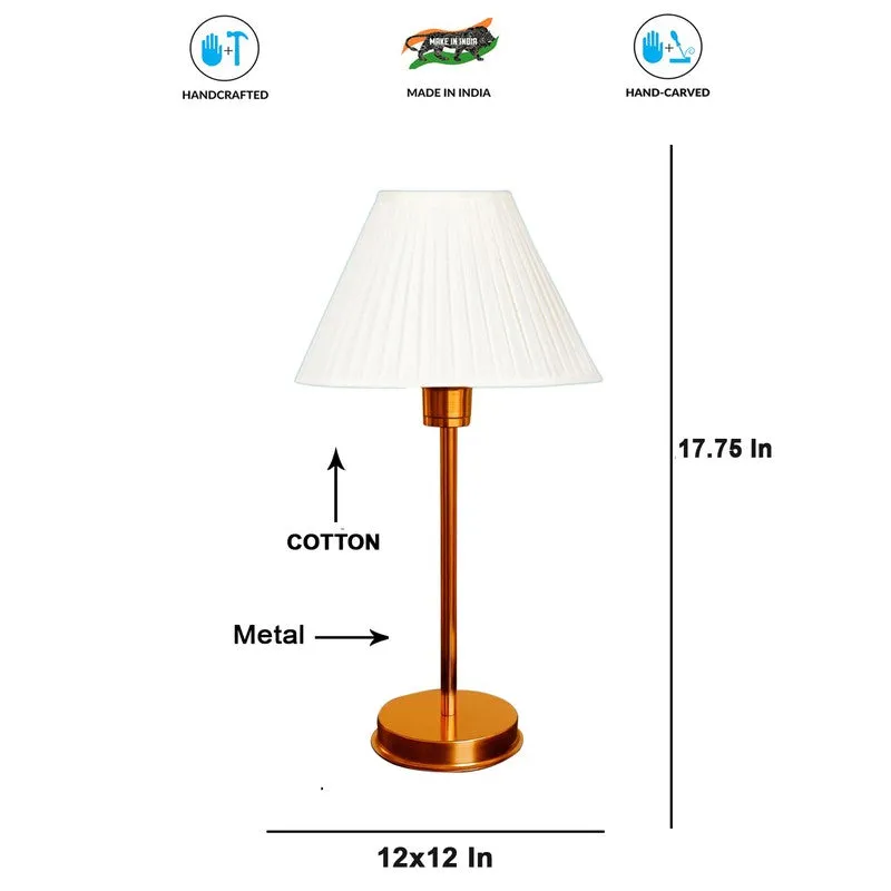 Kavira Leno Metal Table Lamp - OffWhite media 8