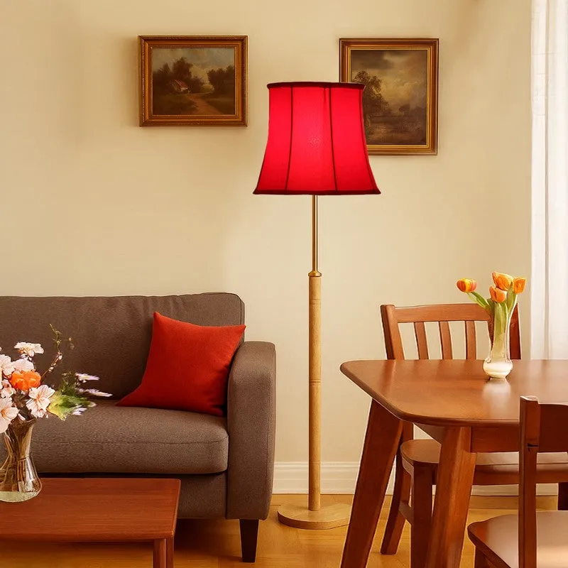 Horizon Beam Wooden Floor Lamp - Red media 1