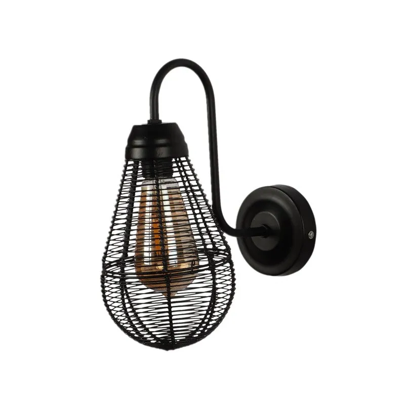 Midnight Arc Iron Wall Lamp media 4