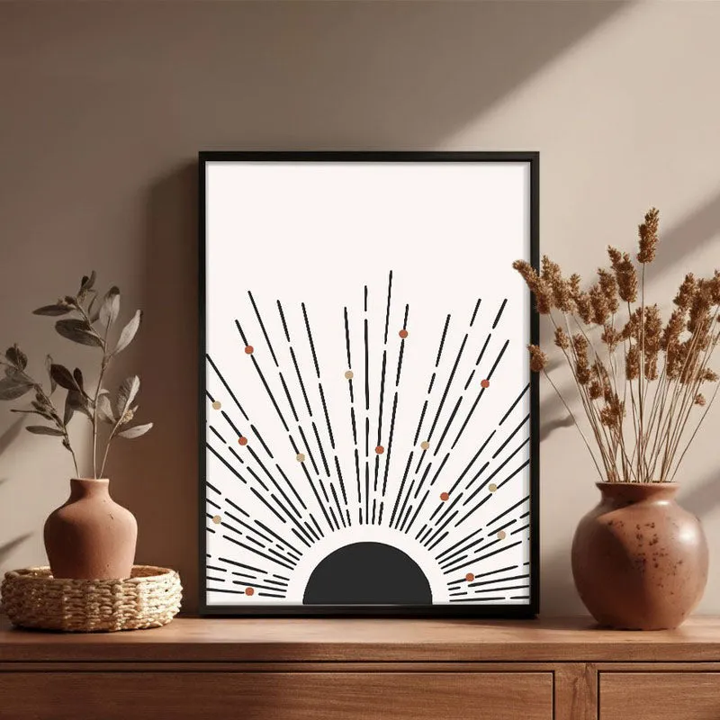 Raggio Archival Canvas Wall Art - Black Frame media 1