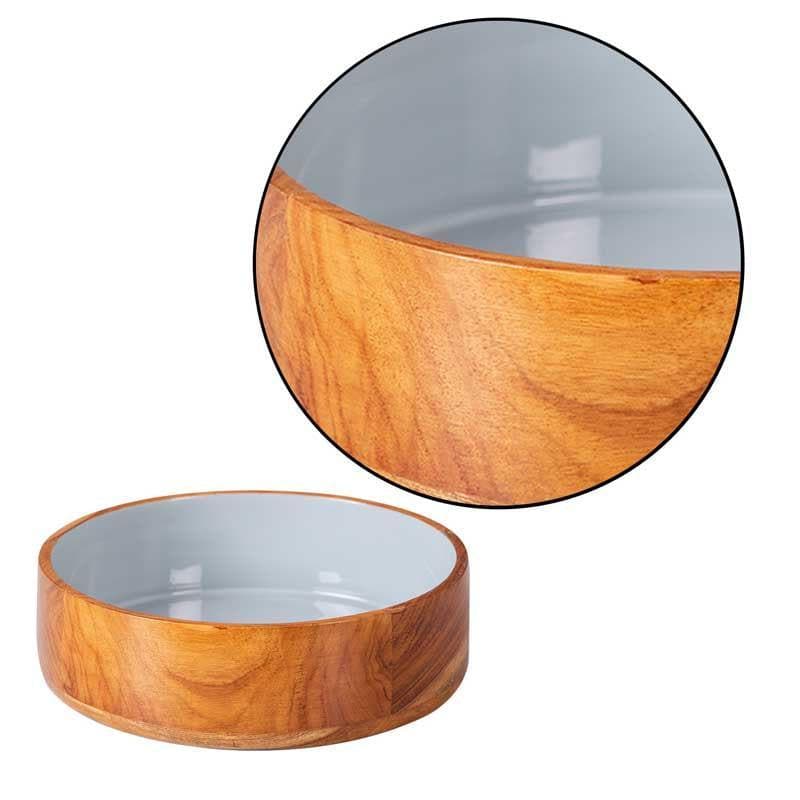 Rum Flat Serving Bowl - Grey media 7