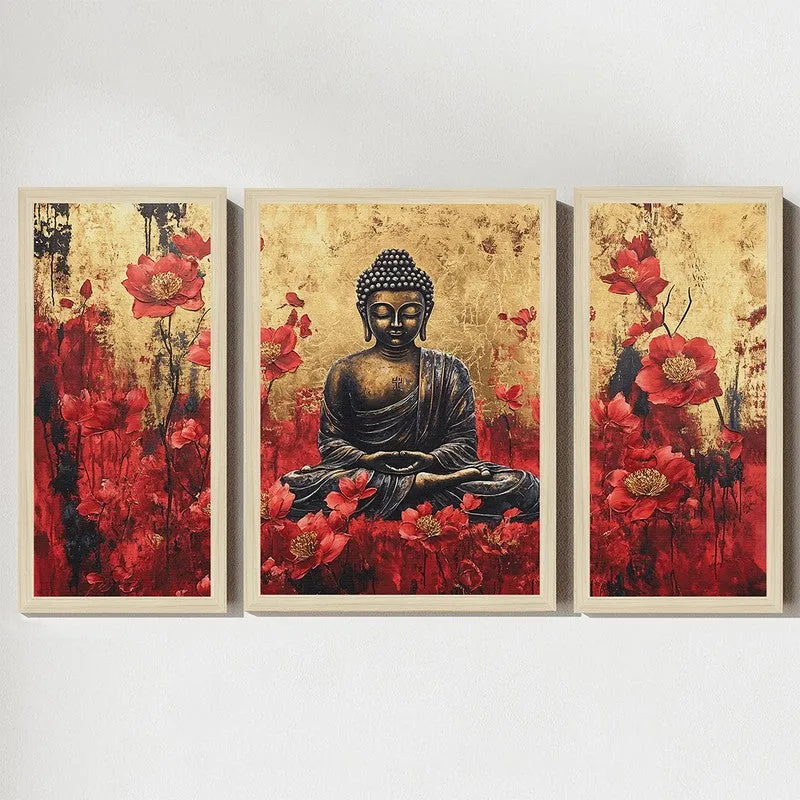Sacred Silence Wall Art - Set of Three media 5