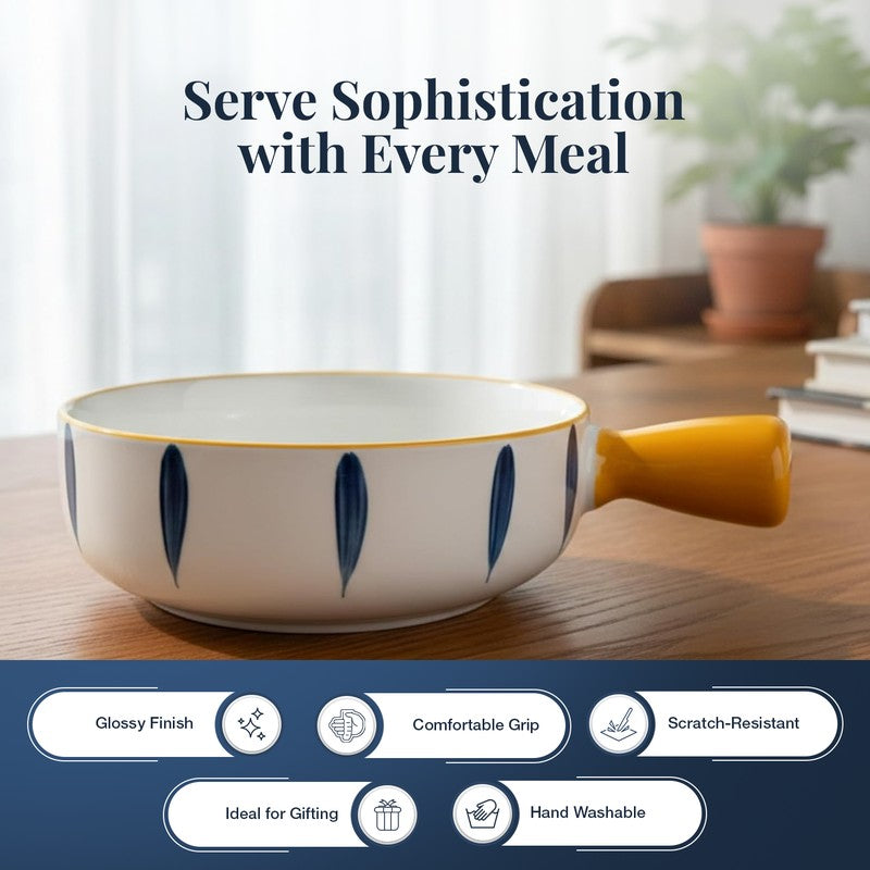 Zenith Ceramic Salad Bowl media 5