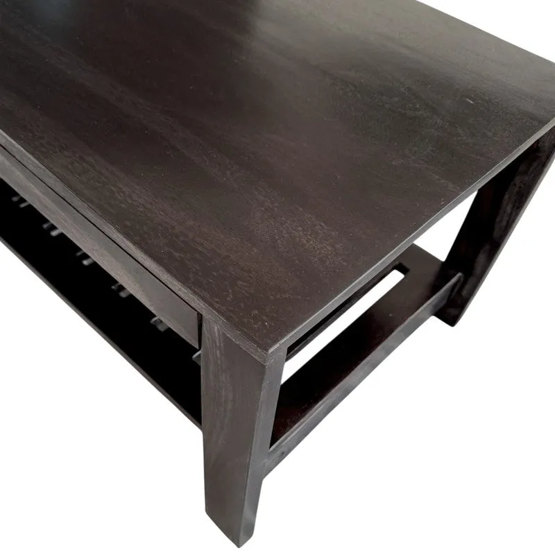 Alvero Sheesham Wooden Center Table - Brown media 7