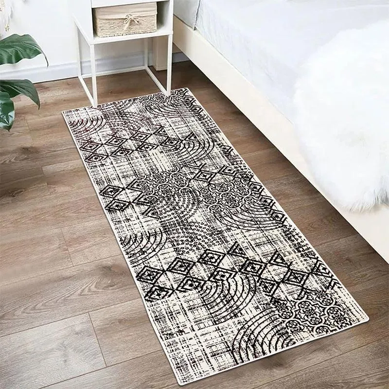 Lexo Non-Anti Skid Nylon Runner Rug - Black media 1