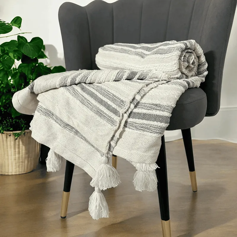 Wave Loom Tufted Throw media 5