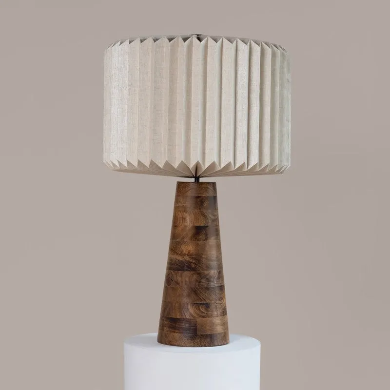 Fig Living Hikari Wooden Table Lamp - Beige media 5