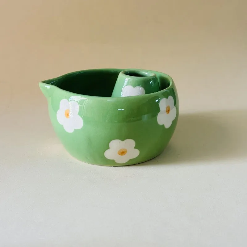 Aomori Ceramic Matcha Bowl & Whisk Holder Set - 550 mL media 8