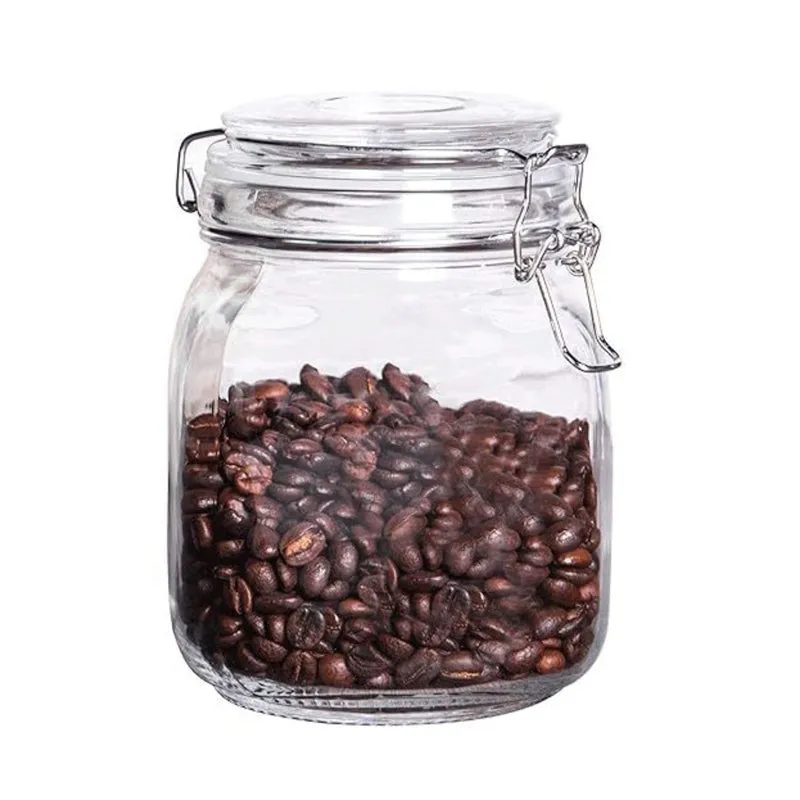 Clyra Airtight Glass Jar (1 L Each) - Set Of Two media 4