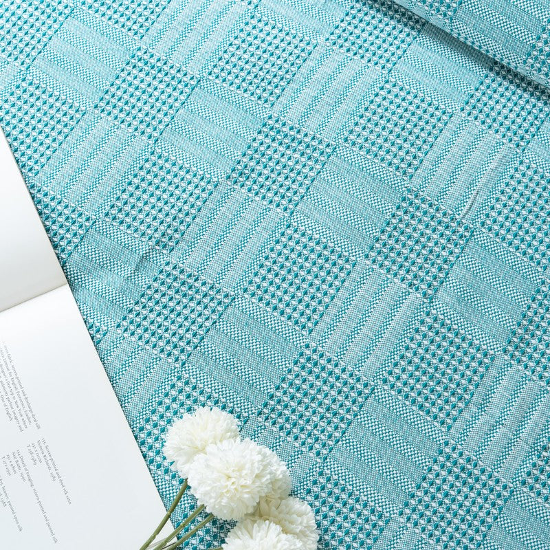 GridForm Cotton Bedsheet (Green) - 300 TC media 6