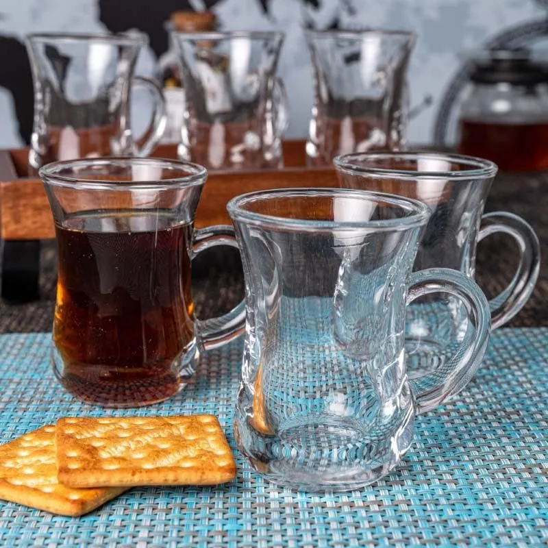 Revatilize Glass Tea Cup (135 mL Each)  -  Set of Six media 1