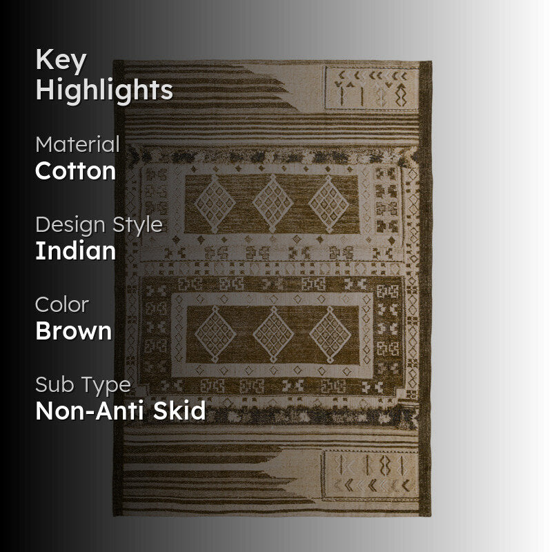 Taanth Handwoven Cotton Rug media 2
