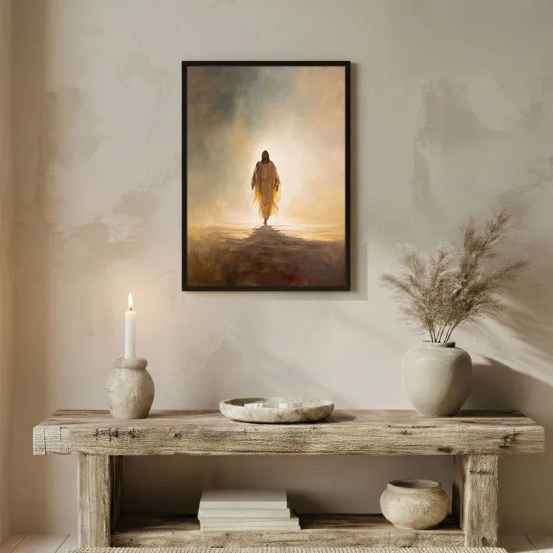 Path of Faith Archival Paper Wall Painting With Black Frame media 3