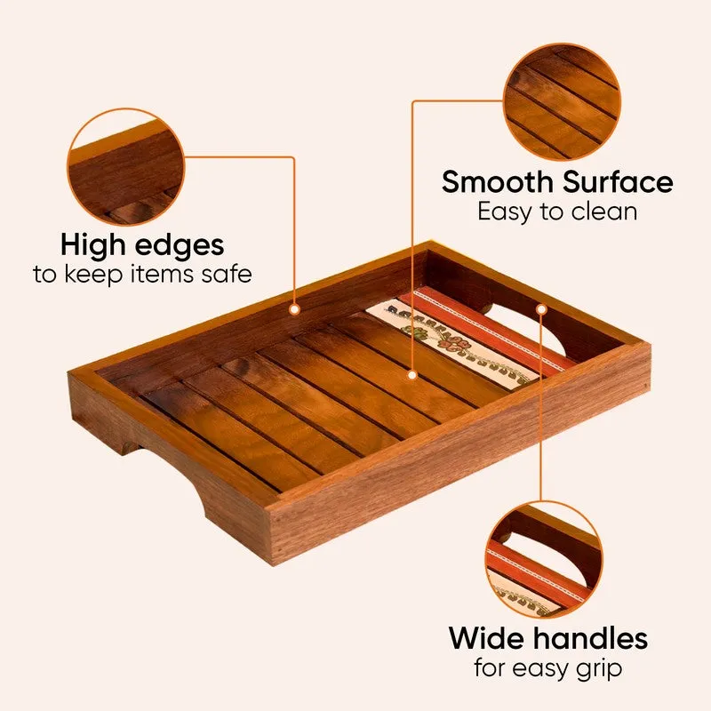 Aviya Wooden Tray - Set Of Two media 4