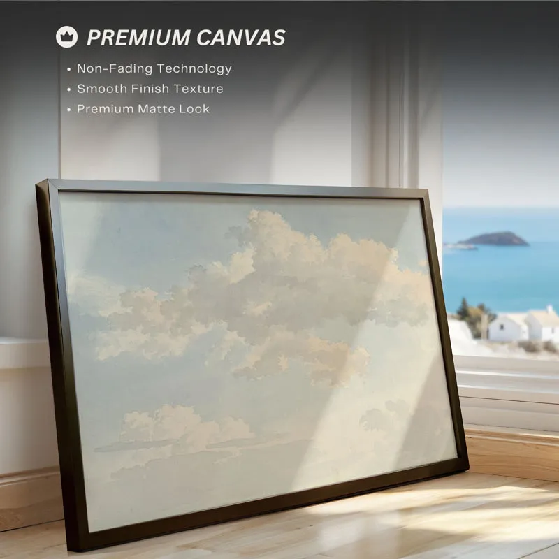 Cloud Ephemera Wood Wall Art With Frame - Black media 4
