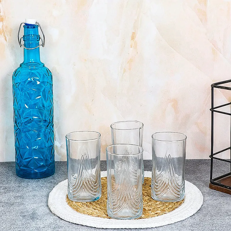 Slate 1000 mL Water Bottle With 150 mL Glasses - Five Piece Set media 3