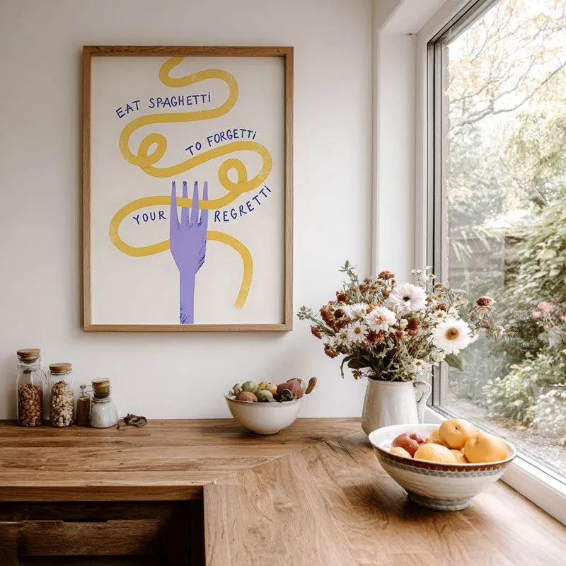 NoodleLoop Archival Canvas Wall Art - Brown media 7