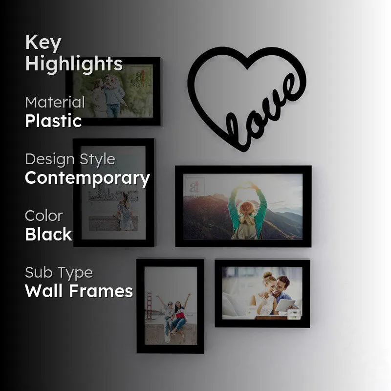 Valentine Wonder Plastic Photo Frame - Set Of Six media 2