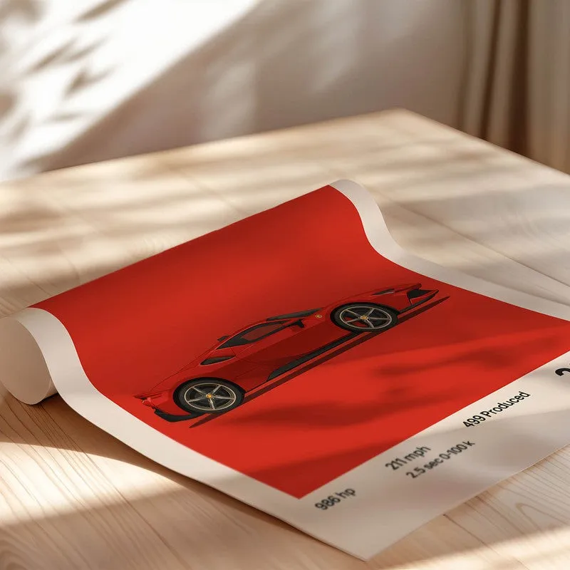 Ferrari SF90 Wall Poster media 5