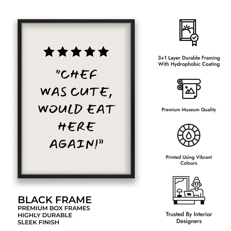 Chef Aura Archival Canvas Wall Art - Black media 10