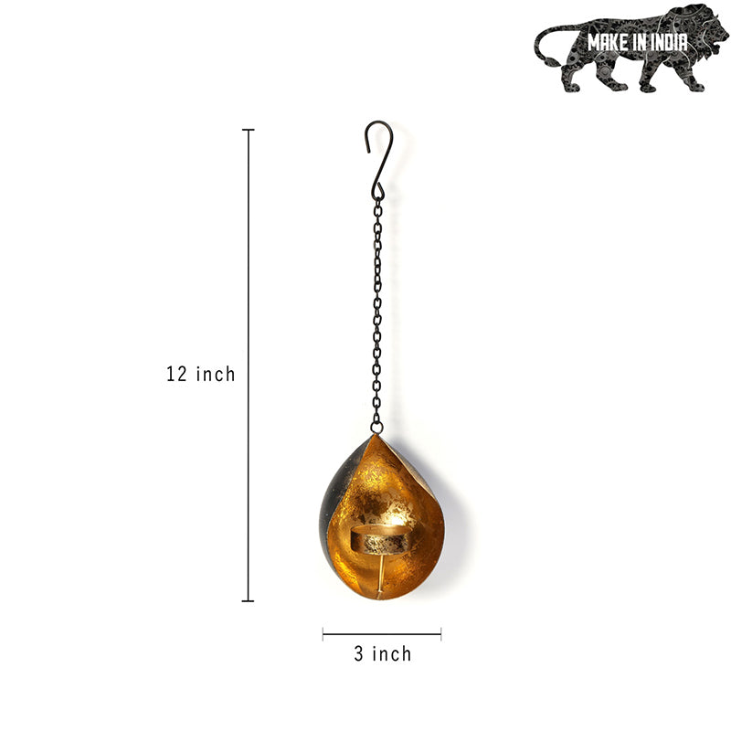 Samskara Metal Tea Light Holder - Set Of Two media 7