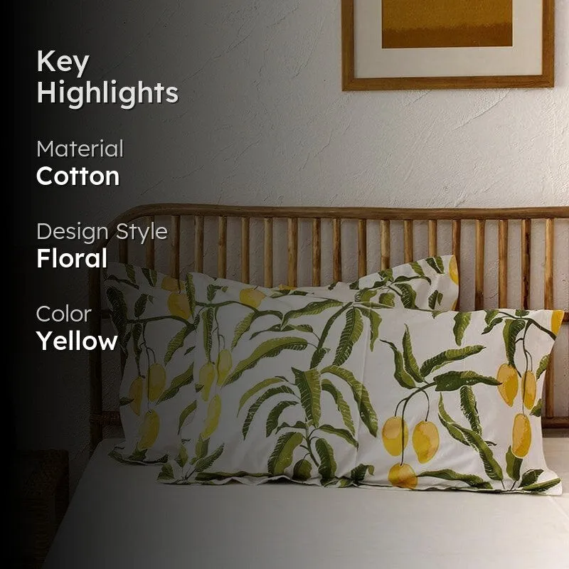 Amra Pillow Cover -  Yellow media 2