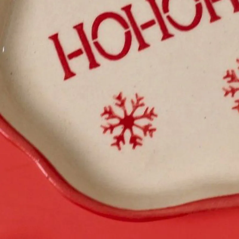 Ho Ho Ho Ceramic Quarter Plate media 5