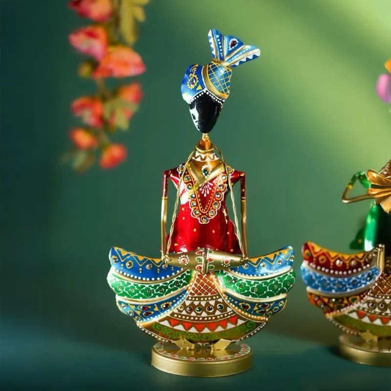 Handcrafted Folk Musician Showpiece - Set Of Three media 5