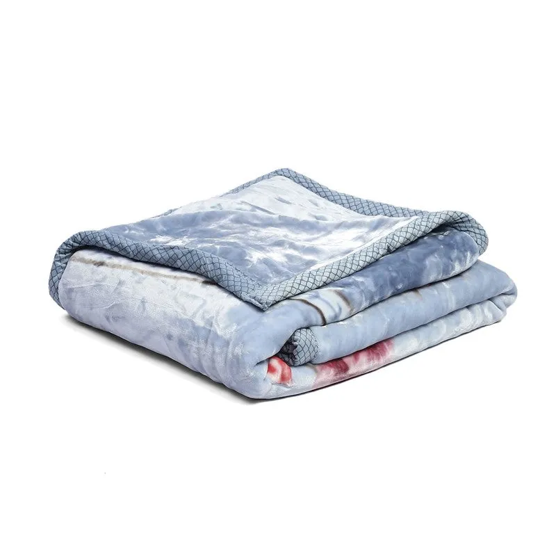 Monte Carlo Blossom Dreamscape Reversible Blanket - 850 GSM media 6