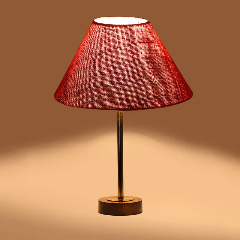 Sienna II Rodin Wooden Table Lamp - Pink,Gold,Brown media 6