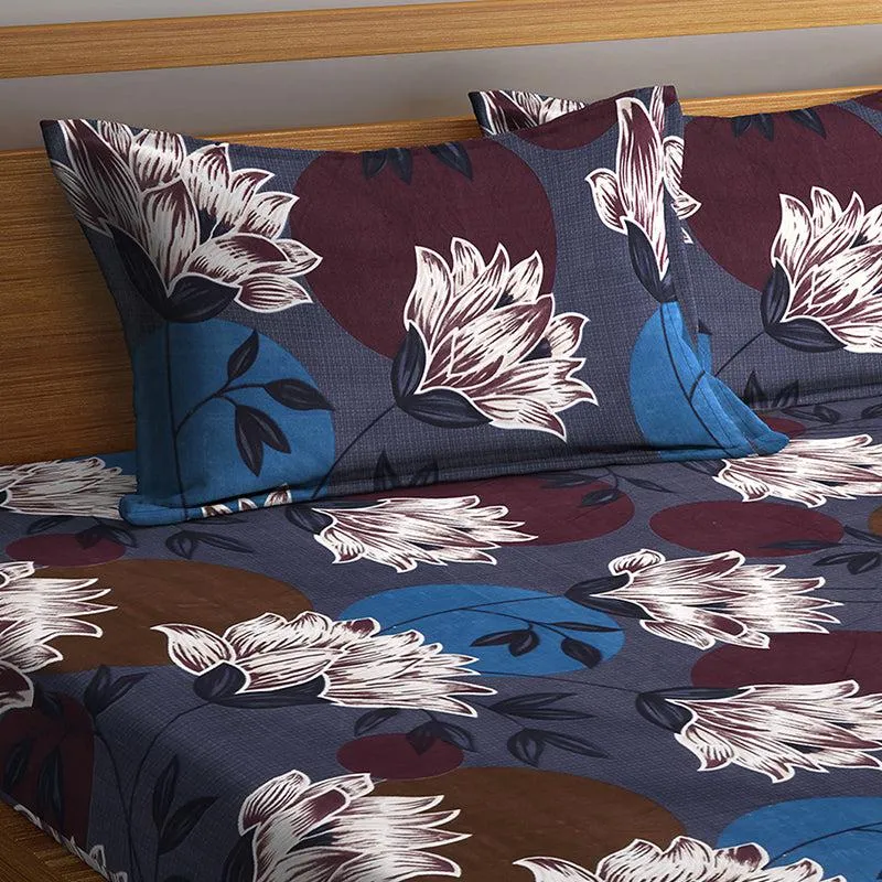 Harley Floral Bedsheet - 150 GSM media 3