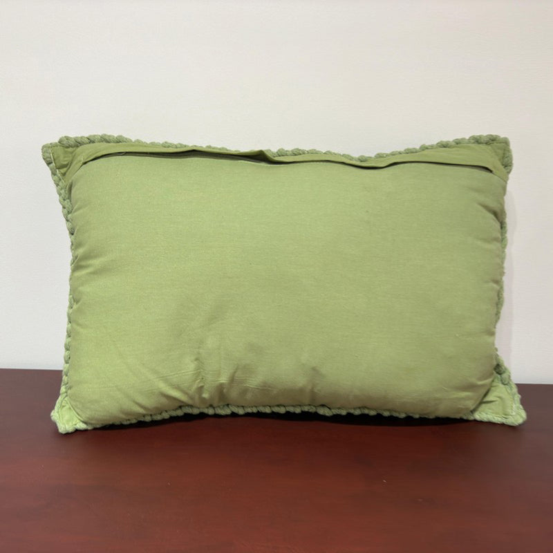 Zenvia Cushion Cover (Green) - Set Of Two media 5