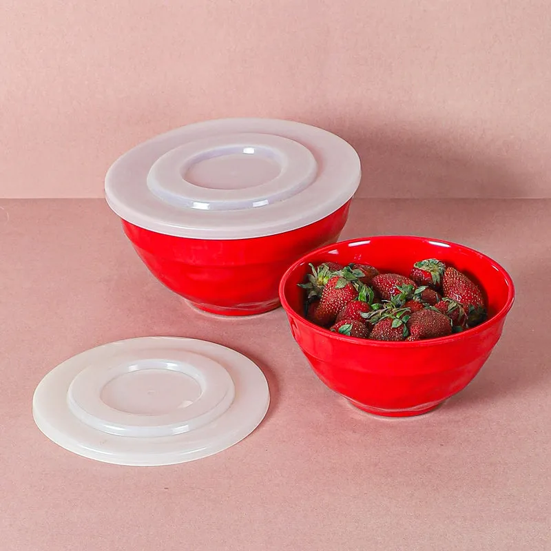 Maneva Serving Bowl (Red) - Set Of Two media 4