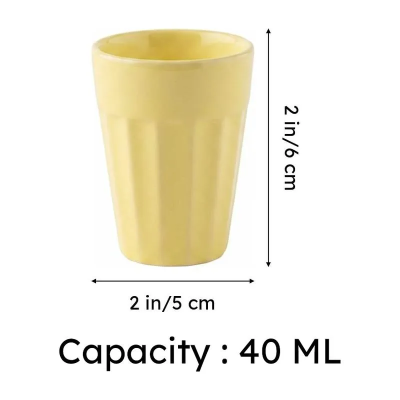 Vidara Kulhad (40 ML) - Yellow media 6