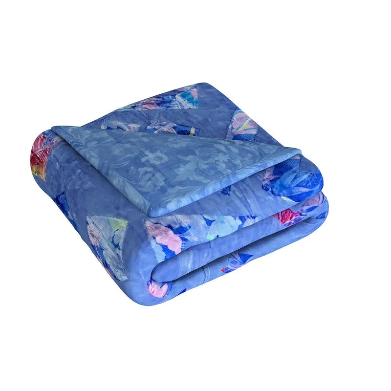 Monte Carlo Mystic Meadow Blanket (Blue)- 900 GSM media 6