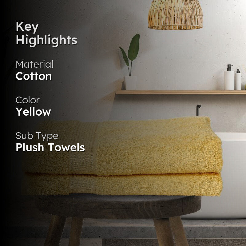 Bodil Bath Towel (Yellow) - Set Of Two media 2