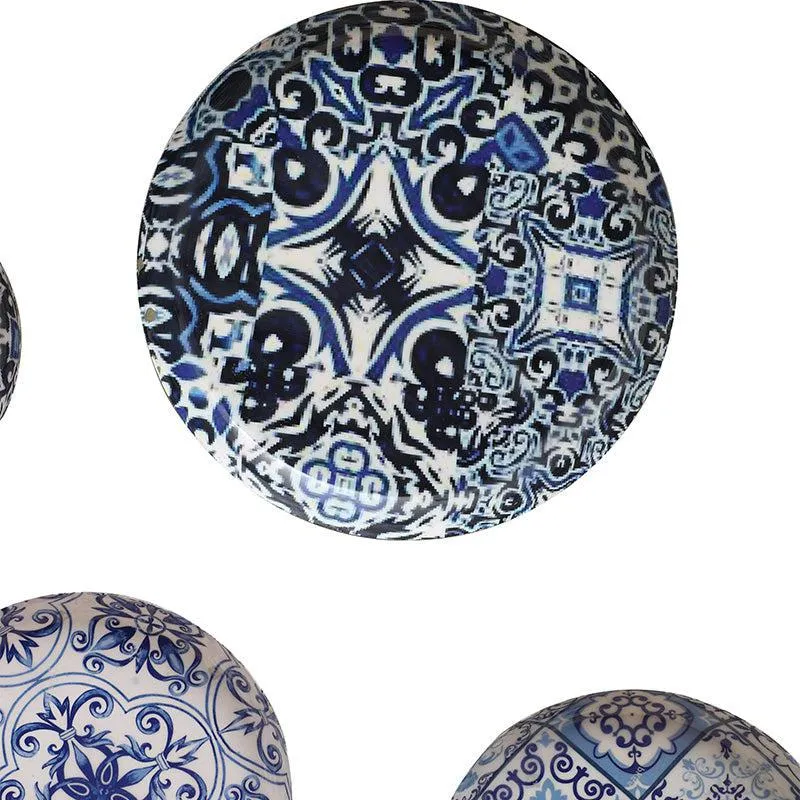 Whispers of Blue Iron Wall Plate - Set Of Five media 3