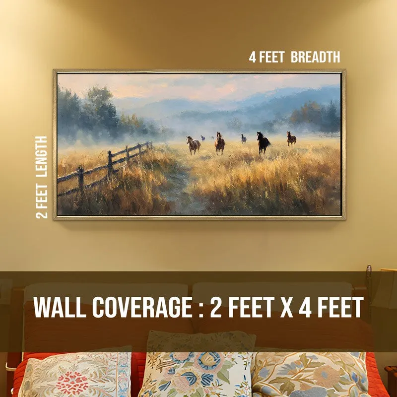 Runwild Canvas Wall Painting With Frame media 8