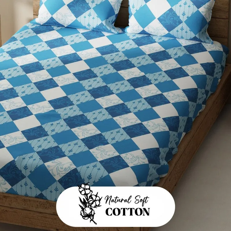Bralin Bedsheet (Blue) - 115 GSM media 5
