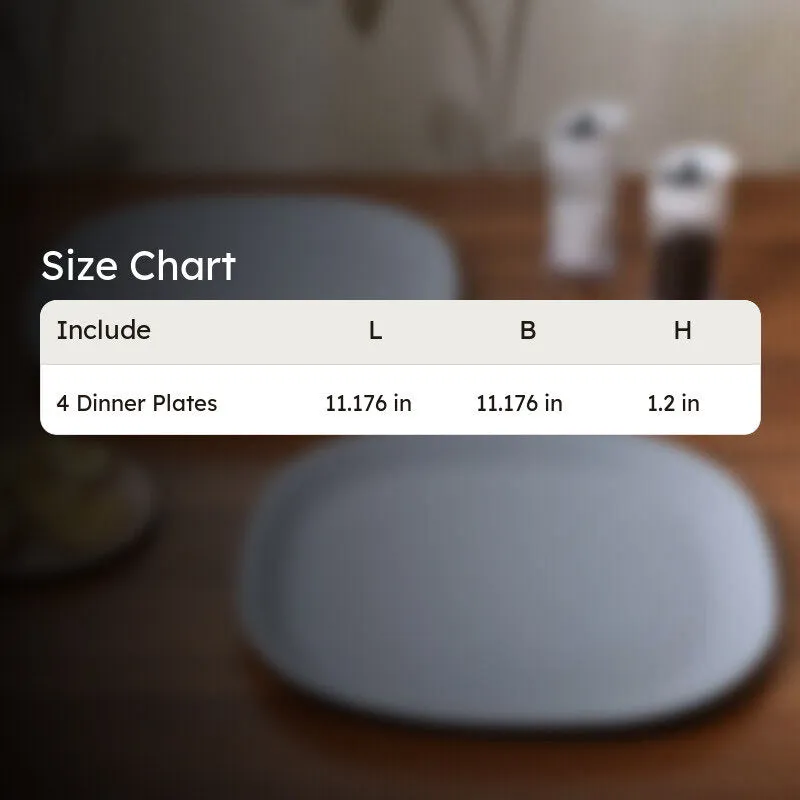 Slatewave Dinner Plate - Set Of Four media 10