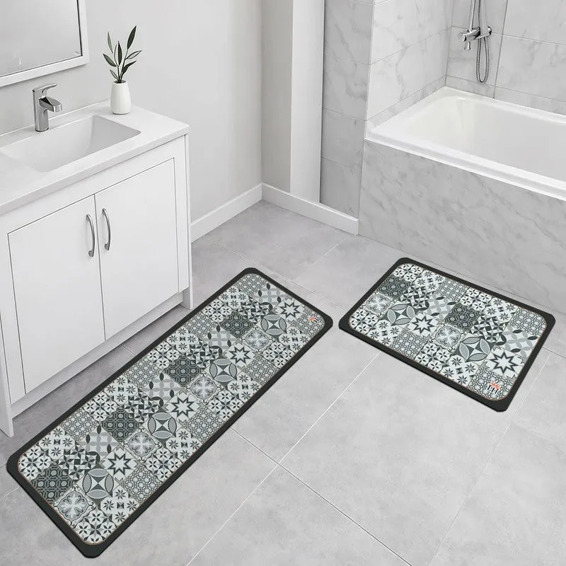 GeoWeave Rubber Kitchen Floor Mats - Set of Two media 4
