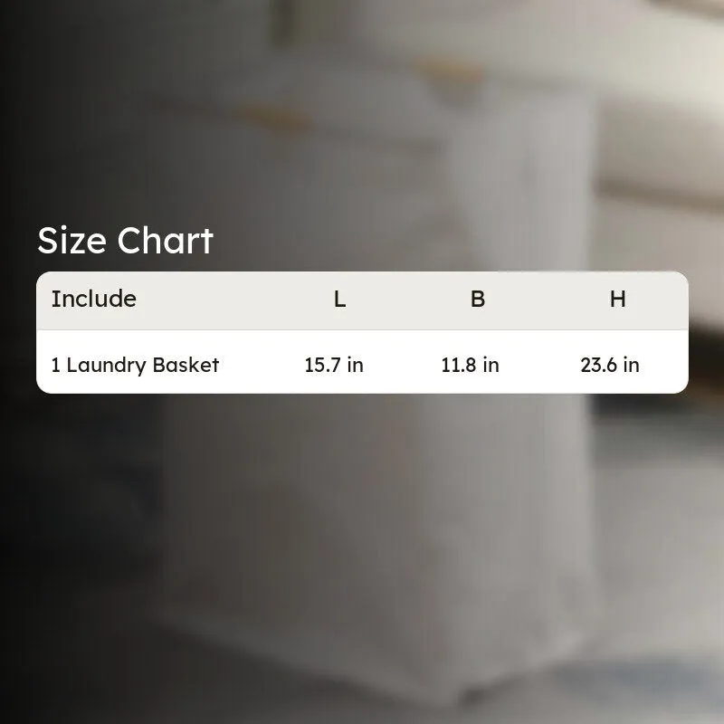 Soft Stack Laundry Basket - White media 6