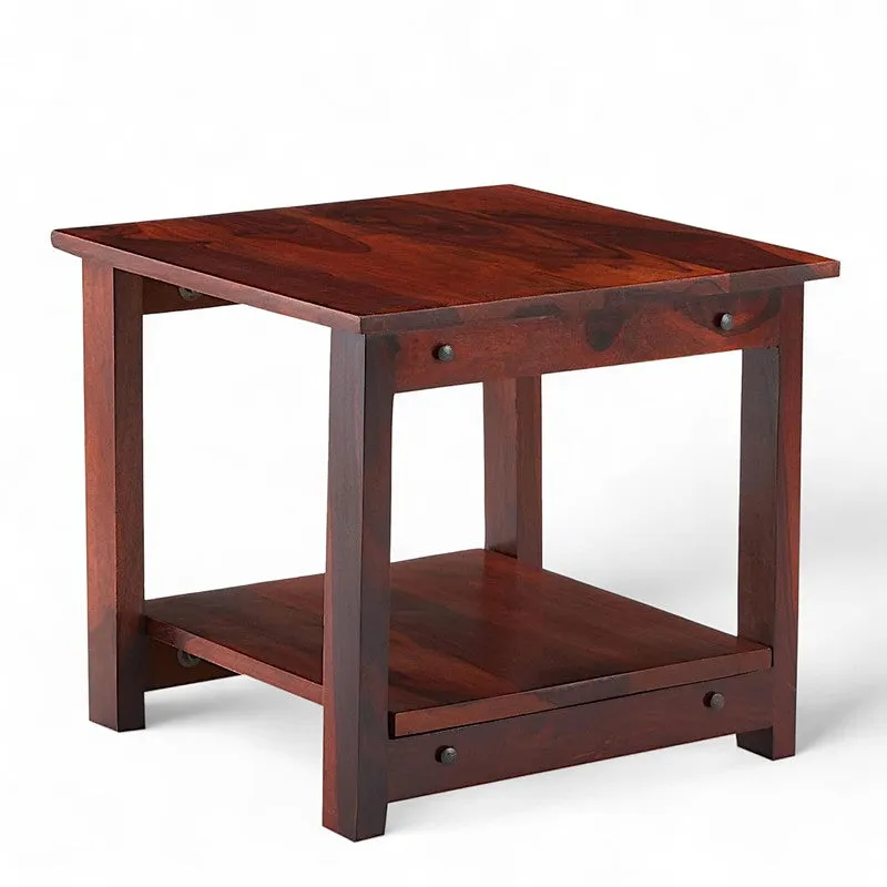 Yavex Sheesham Wooden Center Table - Dark Brown media 6