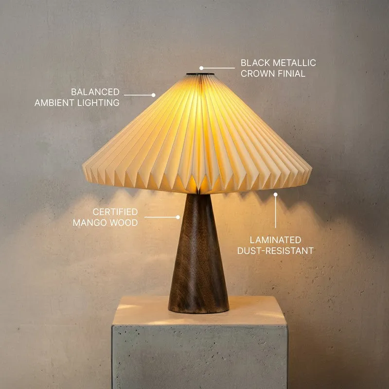 Fig Living Ballet Table Lamp - White,Brown media 4