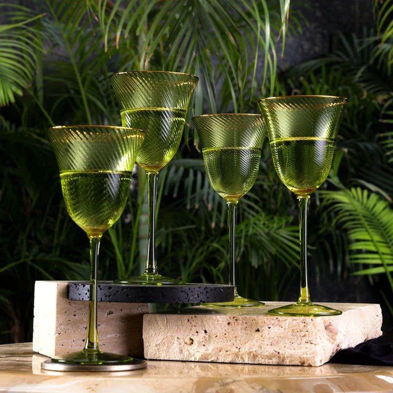 Fine Clink Wine Glasses (350mL Each) - Set of Four