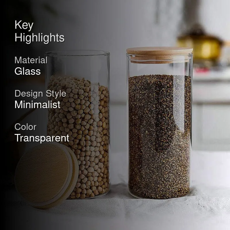 Fresh Guard Glass Jar (1000 mL Each) - Set Of Two media 2