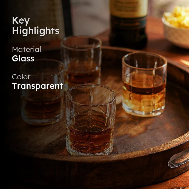 Dram Prism Whiskey Glass (240 mL) - Set Of Four media 2
