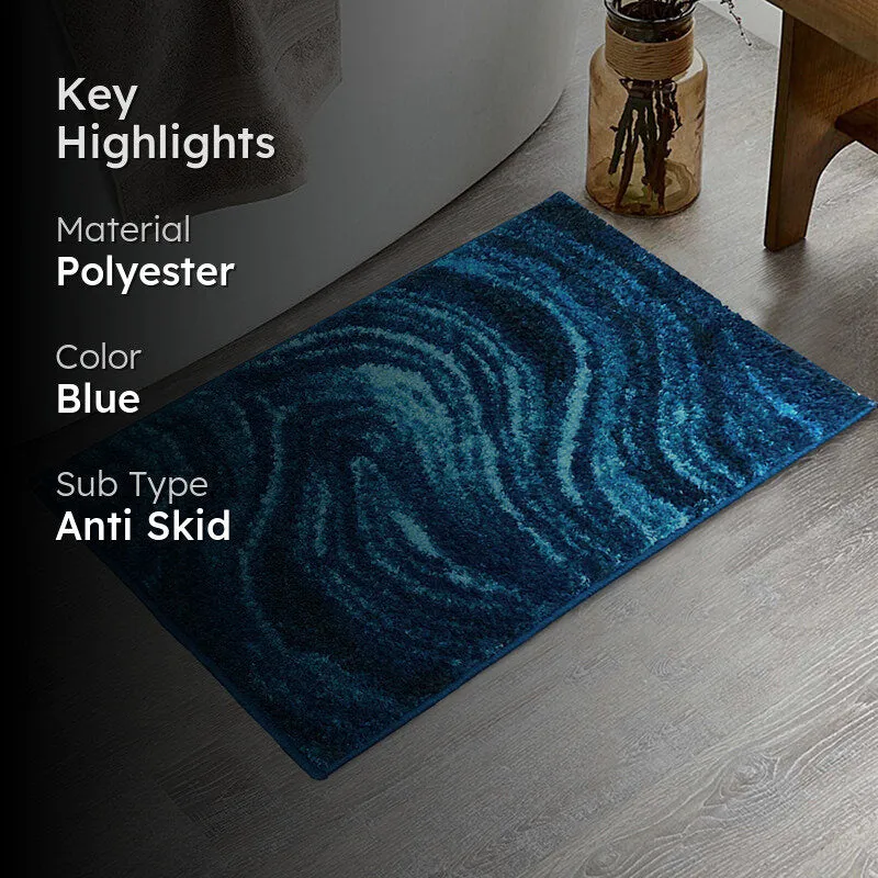 Alderman Bath Mat - Blue media 2