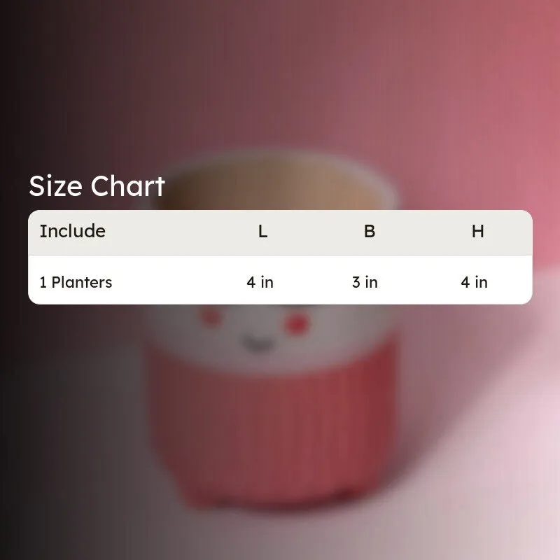 Plant Pal Ceramic Planter - Pink media 6