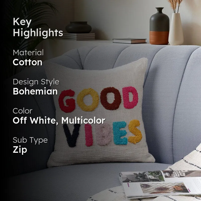 Serene Days Tufted Cushion Cover media 2